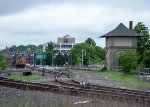 The former New Haven tower keeps silent watch 